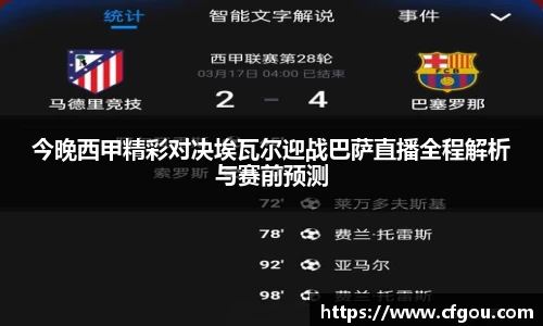 今晚西甲精彩对决埃瓦尔迎战巴萨直播全程解析与赛前预测